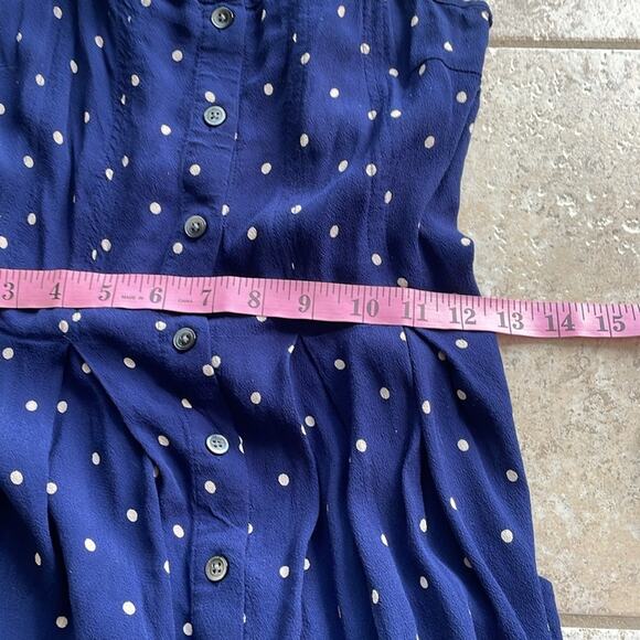 Madewell Ruffle-Strap Button-Front Dress in Polka Dot - Picture 13 of 16